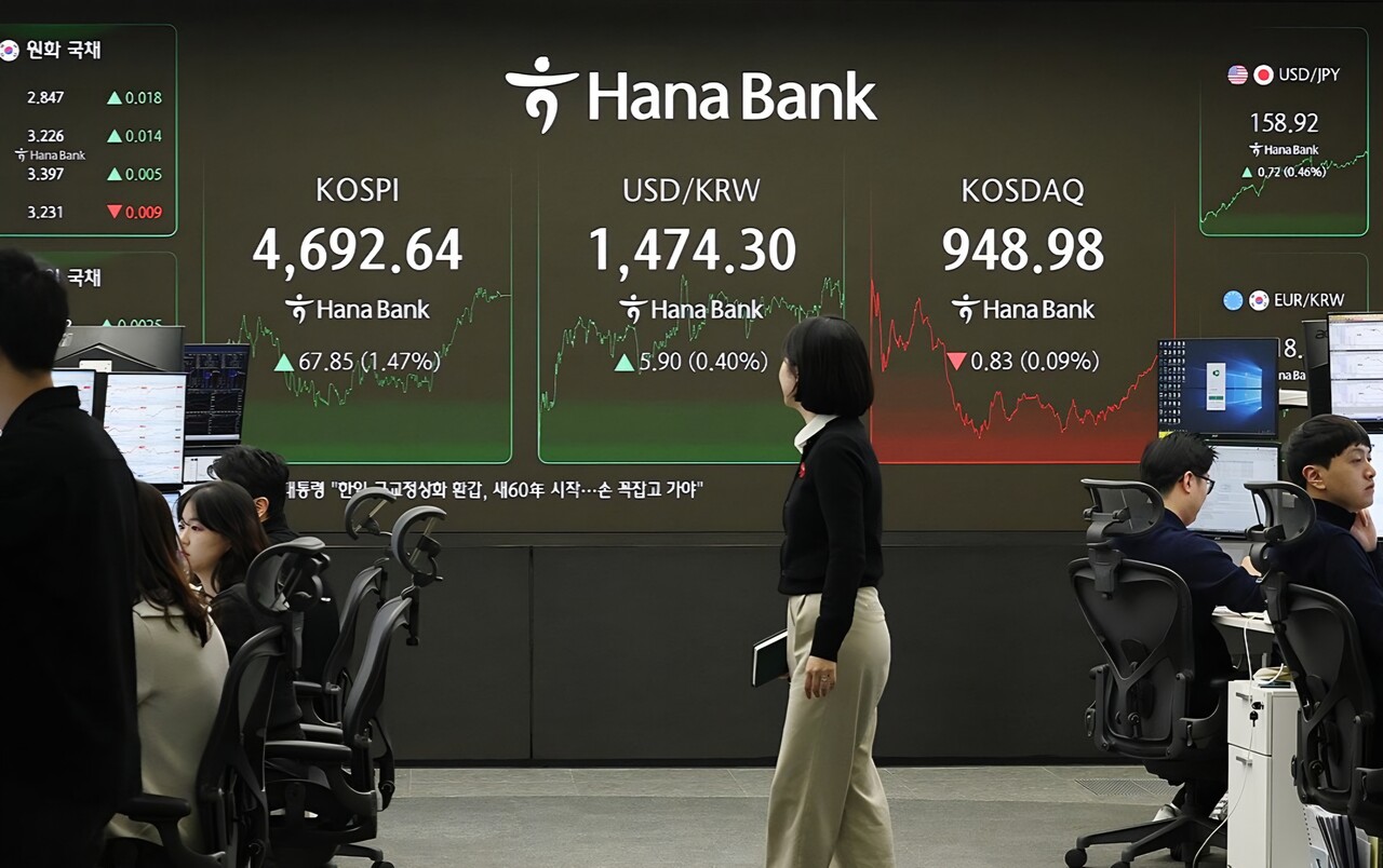 코스피, 사상 최고치 경신 마감…4,700선 눈앞에 두고 8거래일 연속 상승 < 주식/펀드 < 경제 < 기사본문 - 산경투데이